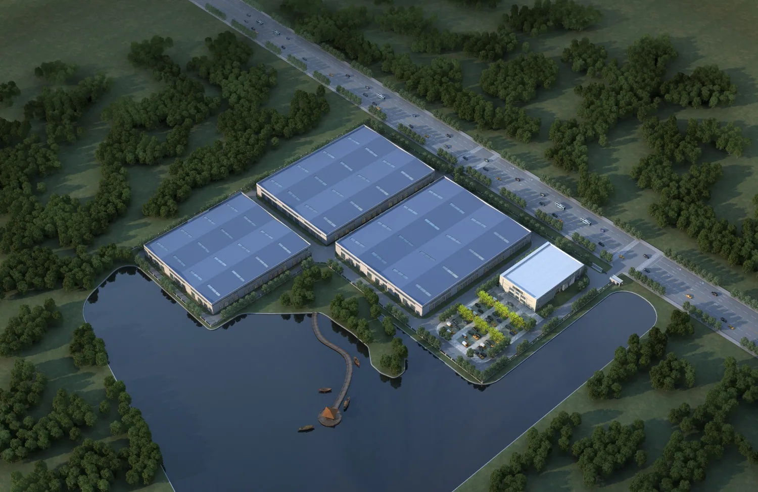 ZTRFM factory aerial view