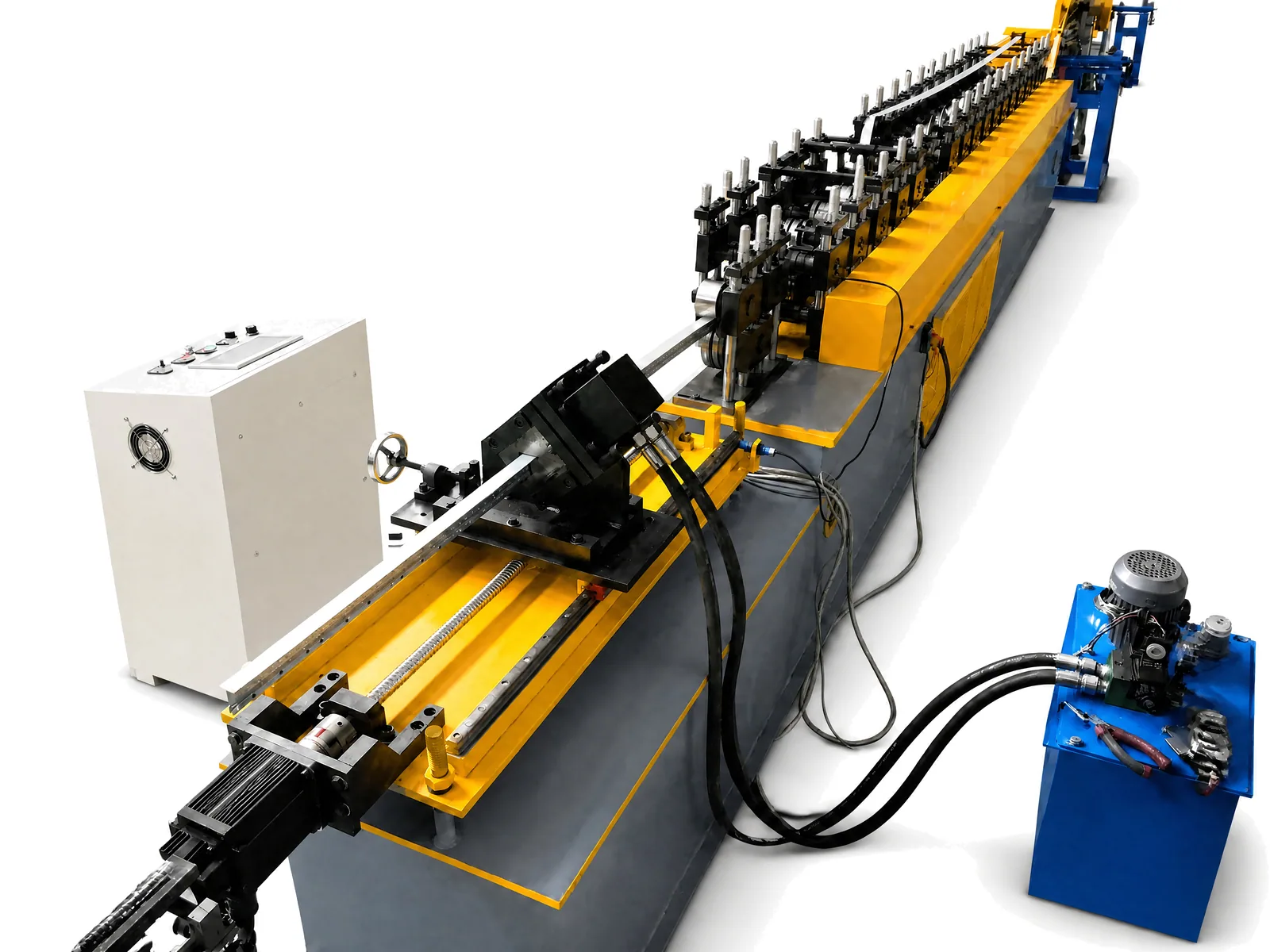 Ceiling T-Bar Roll Forming Machine — Line in production