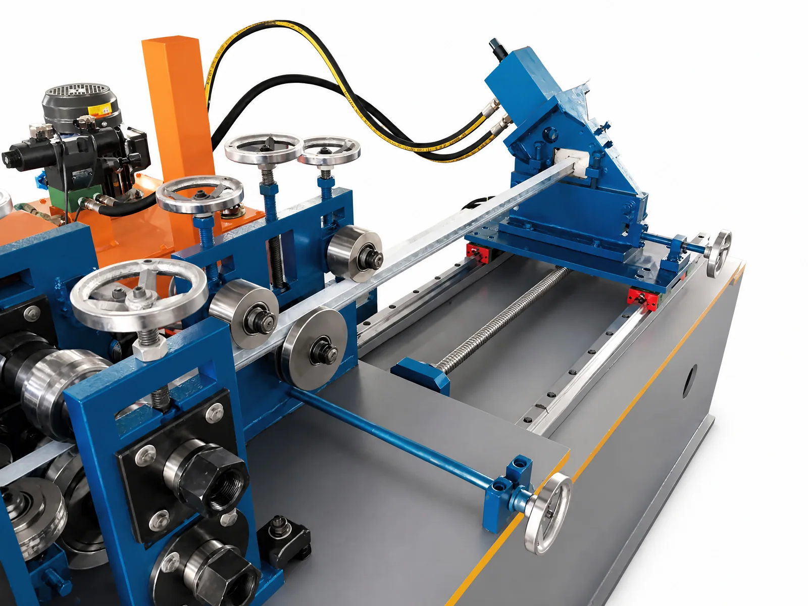 Ceiling T-Bar Roll Forming Machine — Line in production
