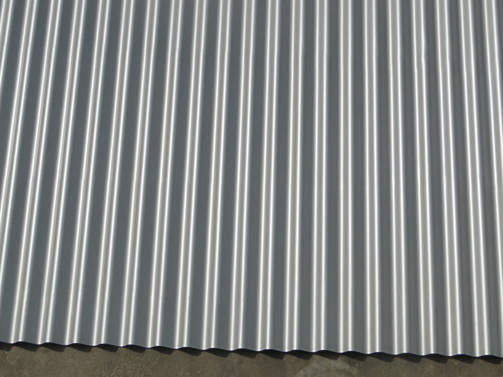 Corrugated Iron Sheet Roll Forming Machine — Finished profile