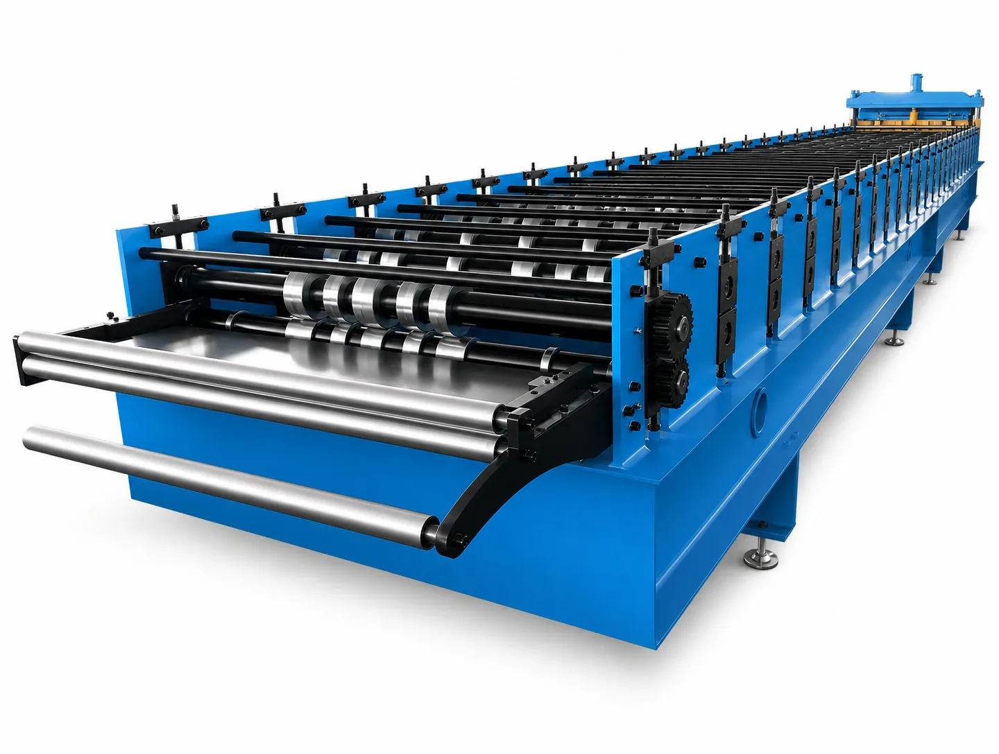 Corrugated Iron Sheet Roll Forming Machine — Forming rolls