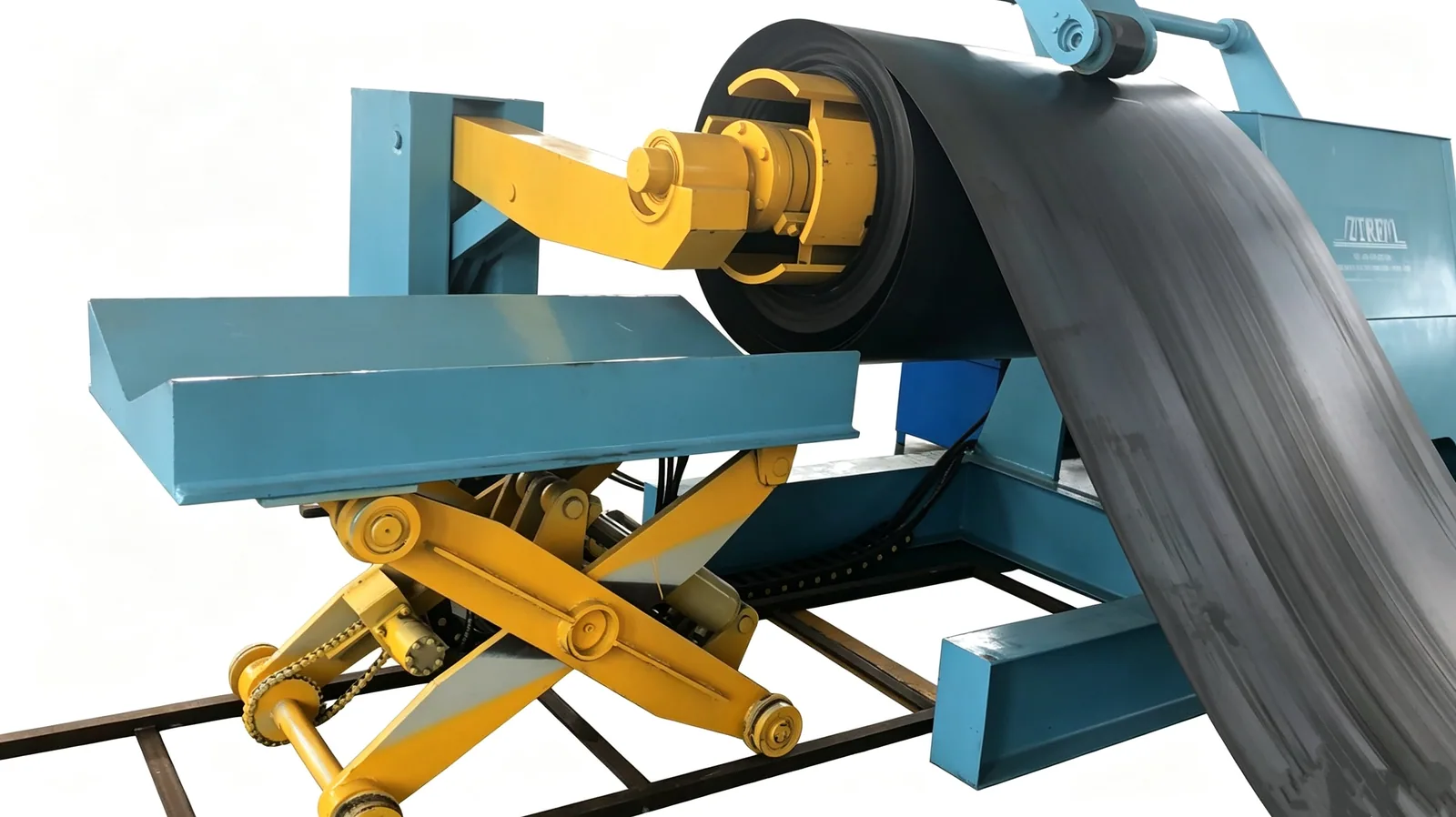 Decoiling & Leveling Machine — Line in production