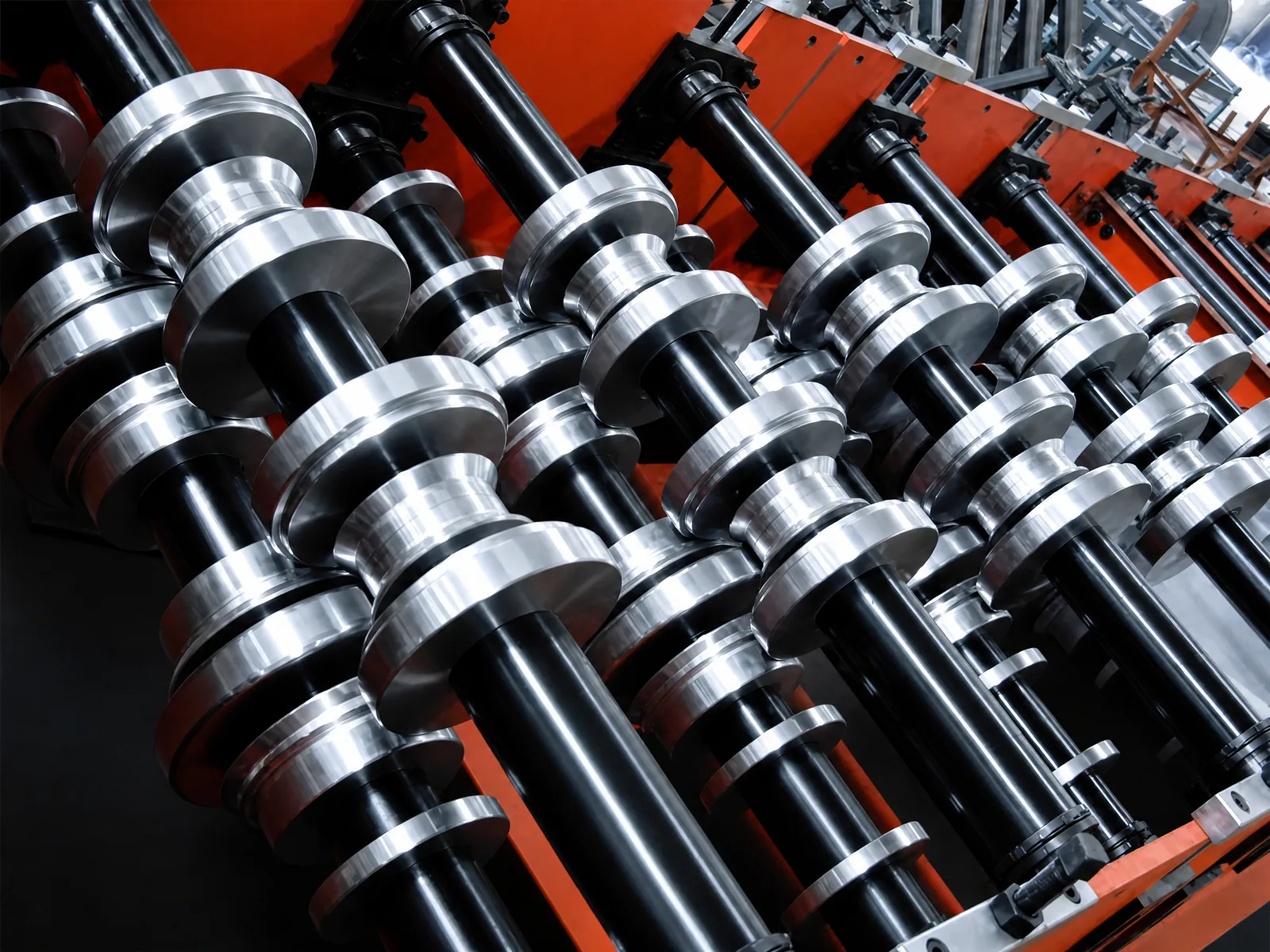 Floor Deck Roll Forming Machine — Forming rolls