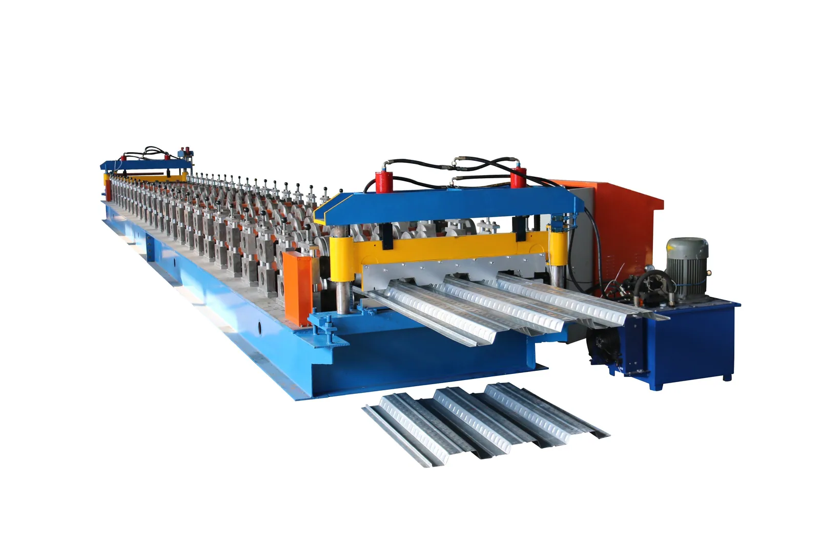 Floor Deck Roll Forming Machine — Line in production