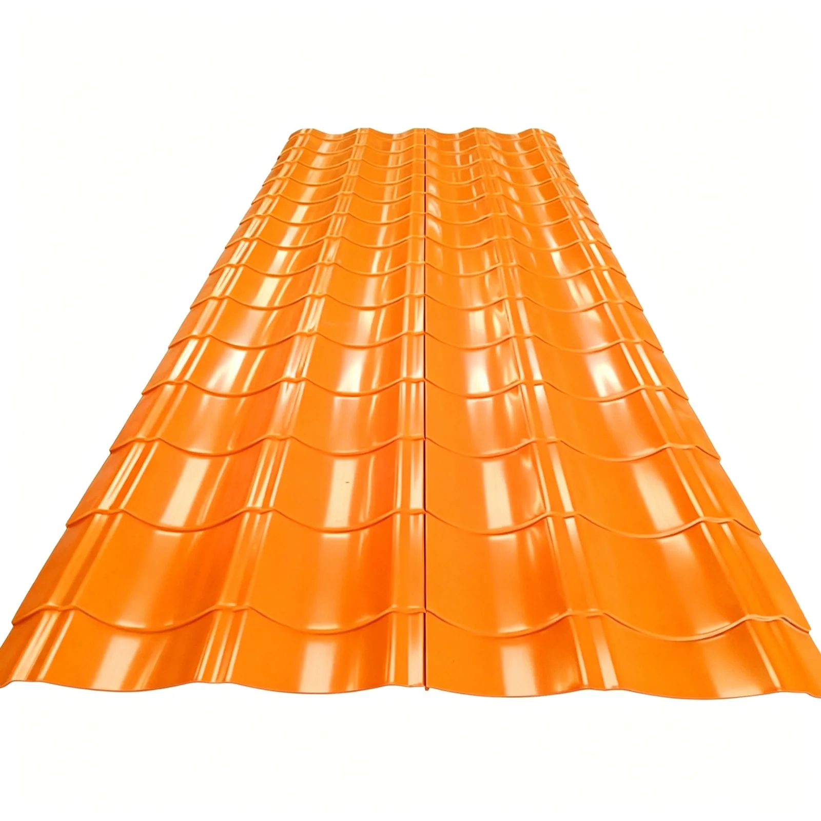Glazed Tile Roll Forming Machine — Finished profile