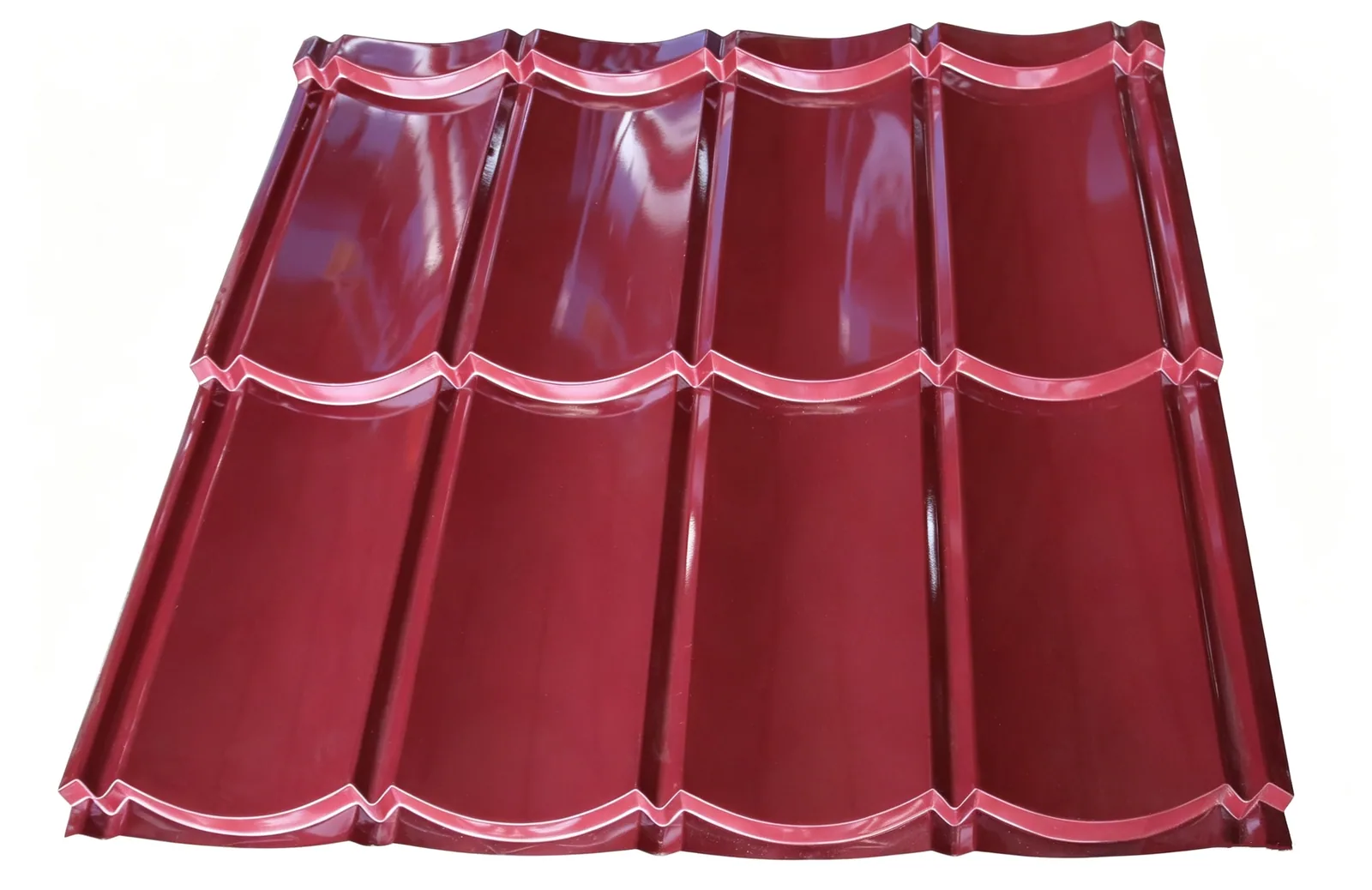 Glazed Tile Roll Forming Machine — Finished profile