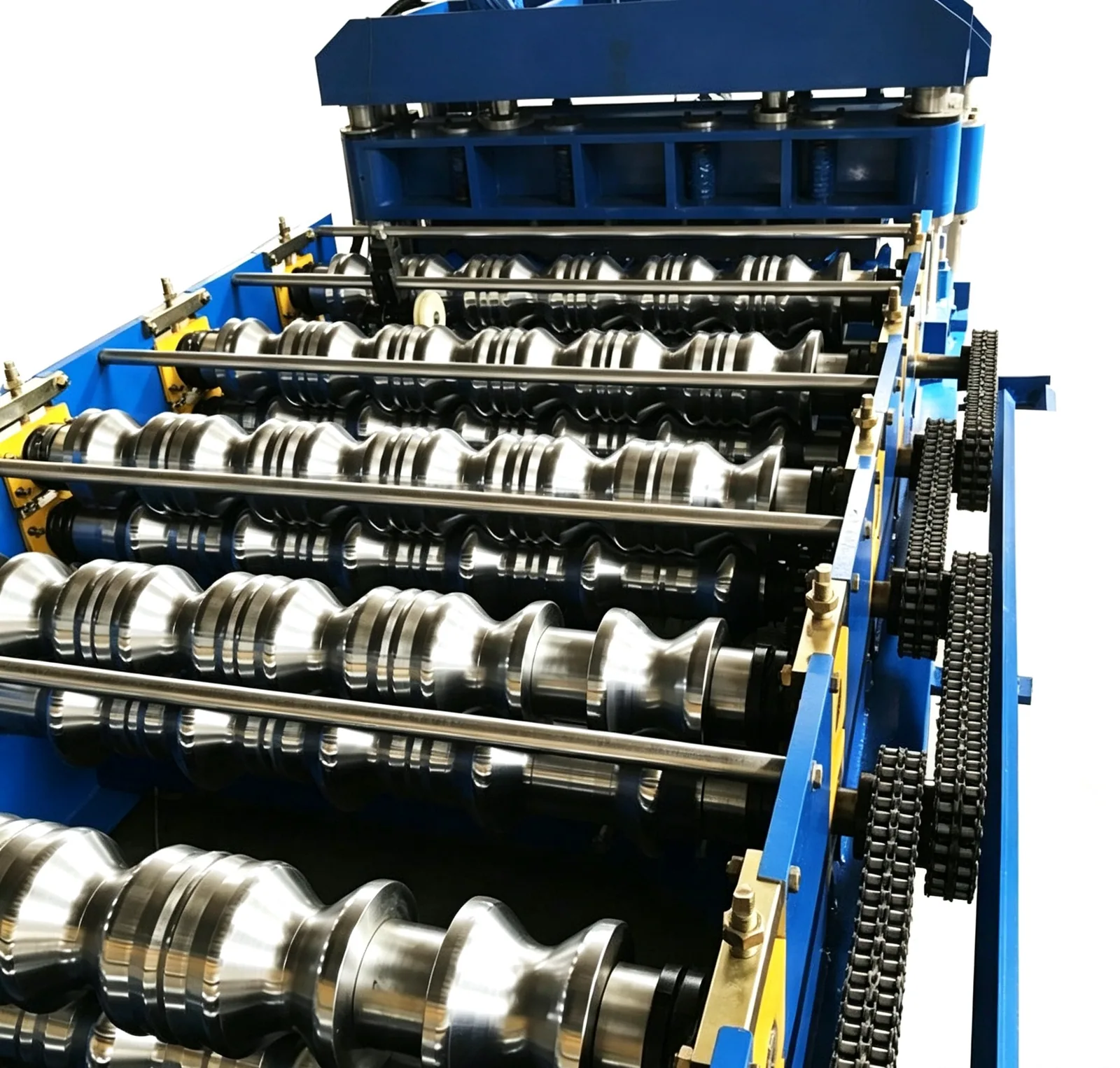 Glazed Tile Roll Forming Machine — Forming rolls