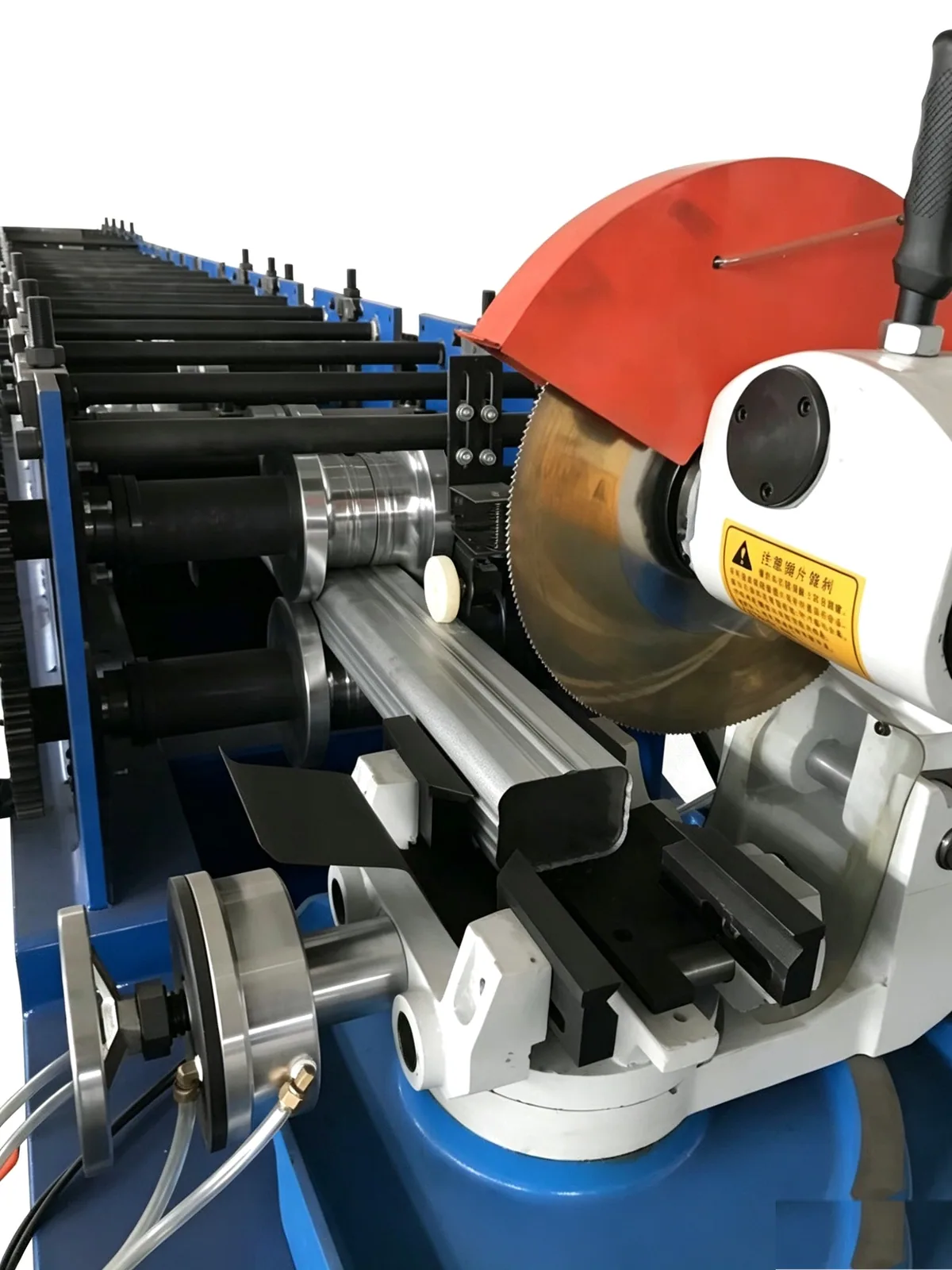 Gutter & Downpipe Roll Forming Machine — Line in production