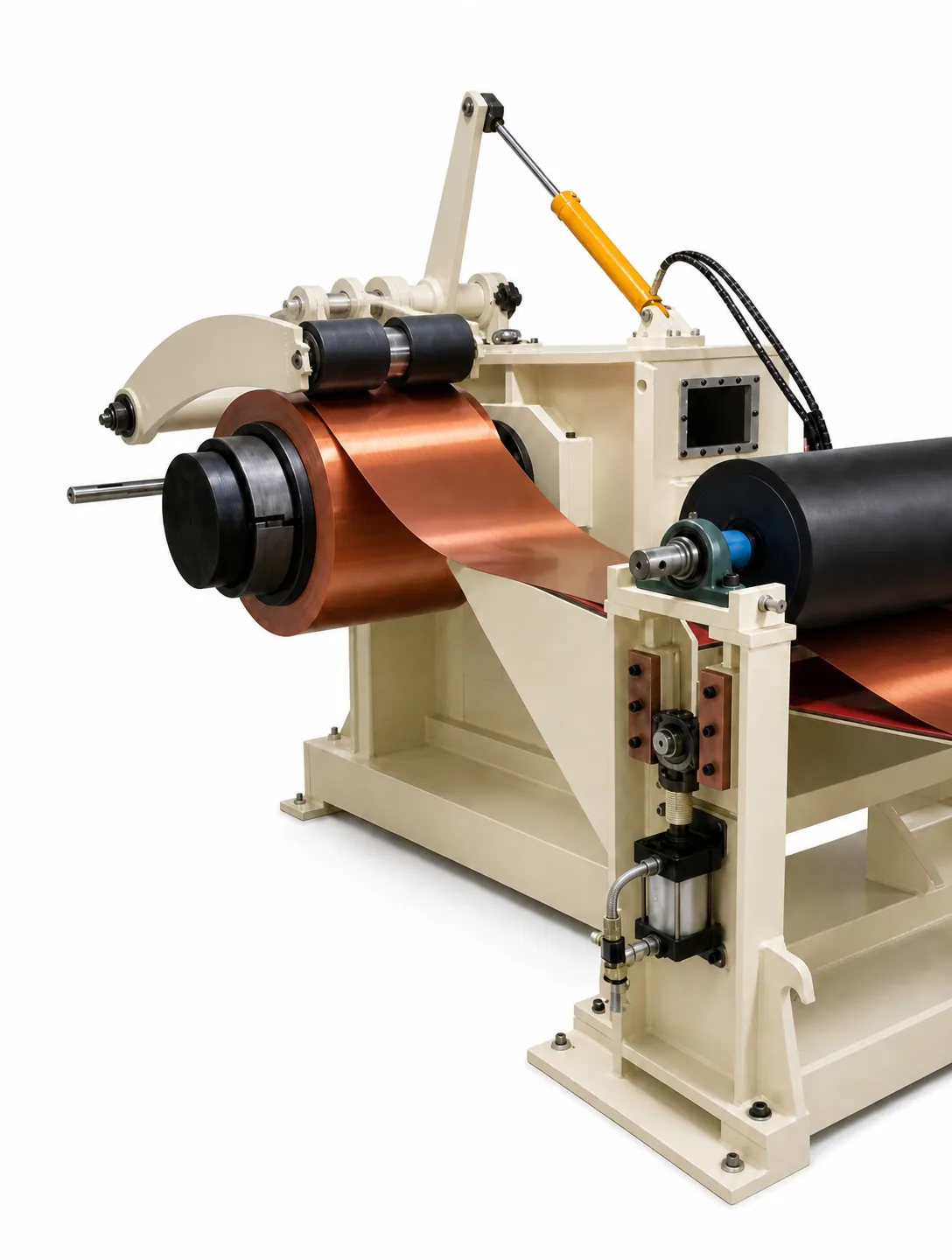 Hydraulic Decoiler — Line in production