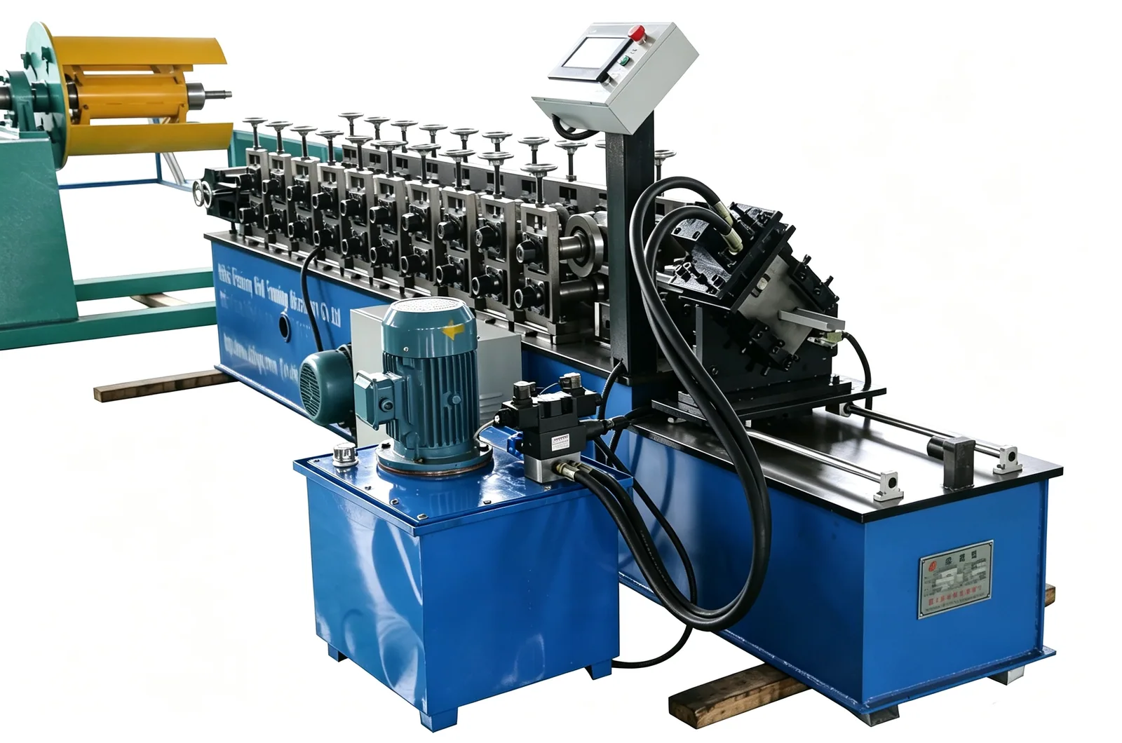 Stud & Track Roll Forming Machine — Machine overview