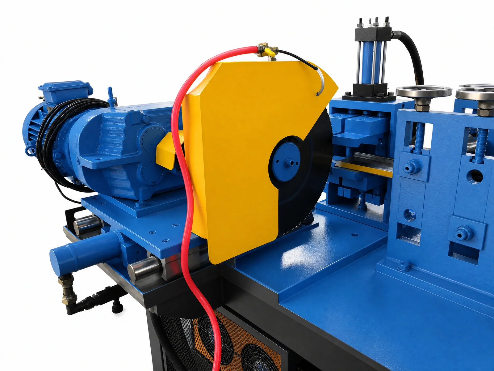 Roller Shutter Door Roll Forming Machine — Line in production
