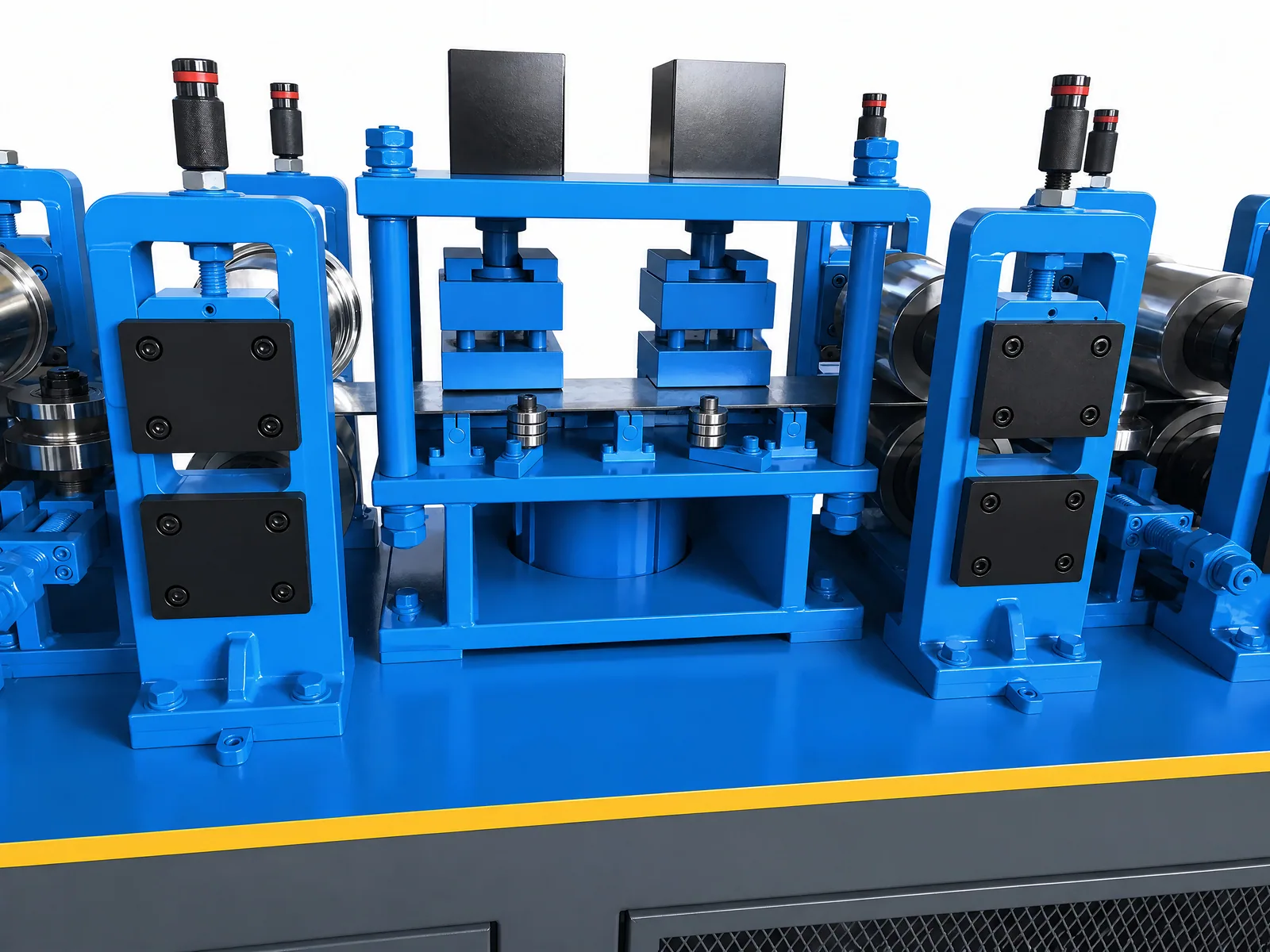 Roller Shutter Door Roll Forming Machine — Line in production