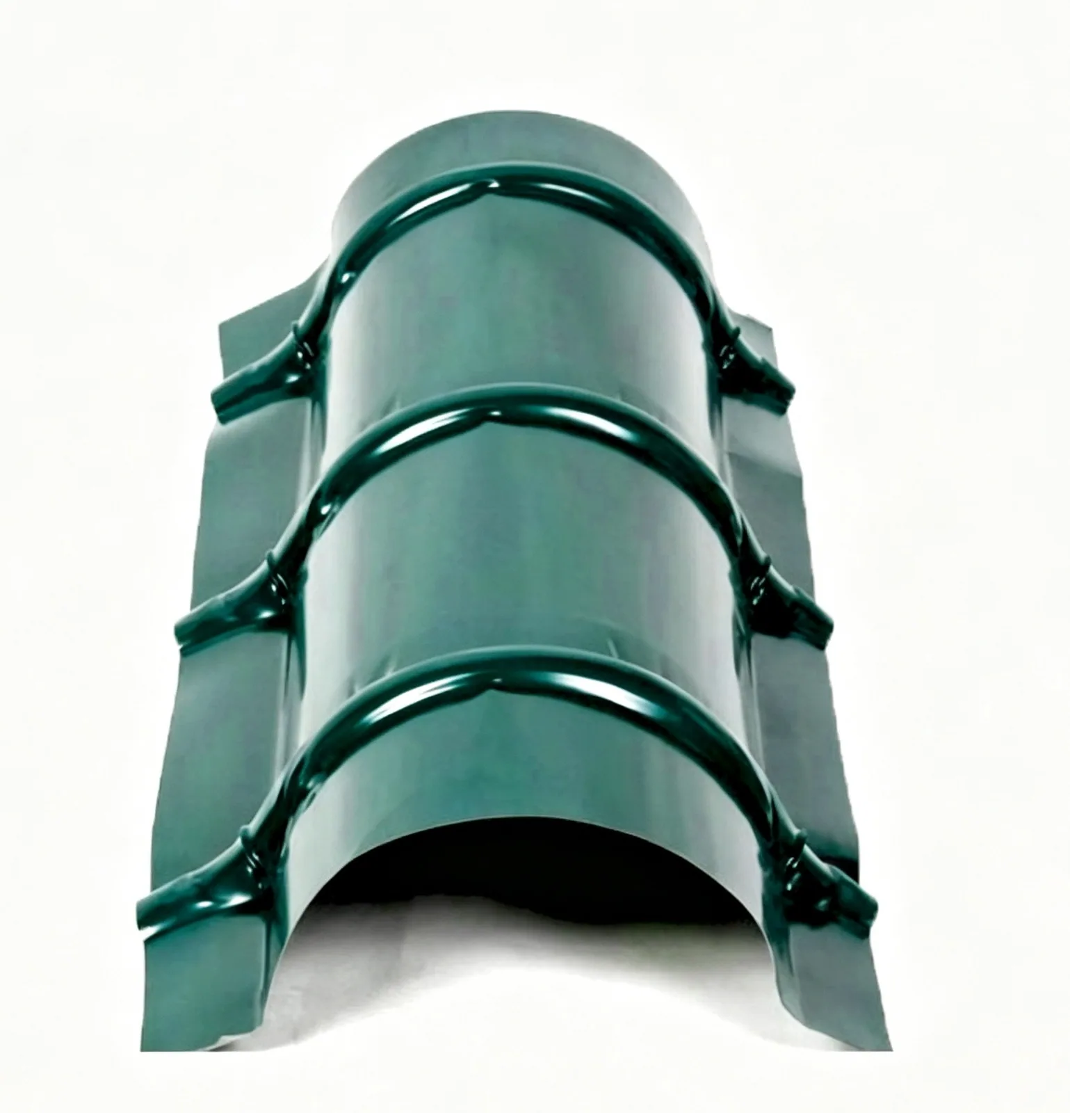Ridge Cap & Flashing Roll Forming Machine — Finished profile