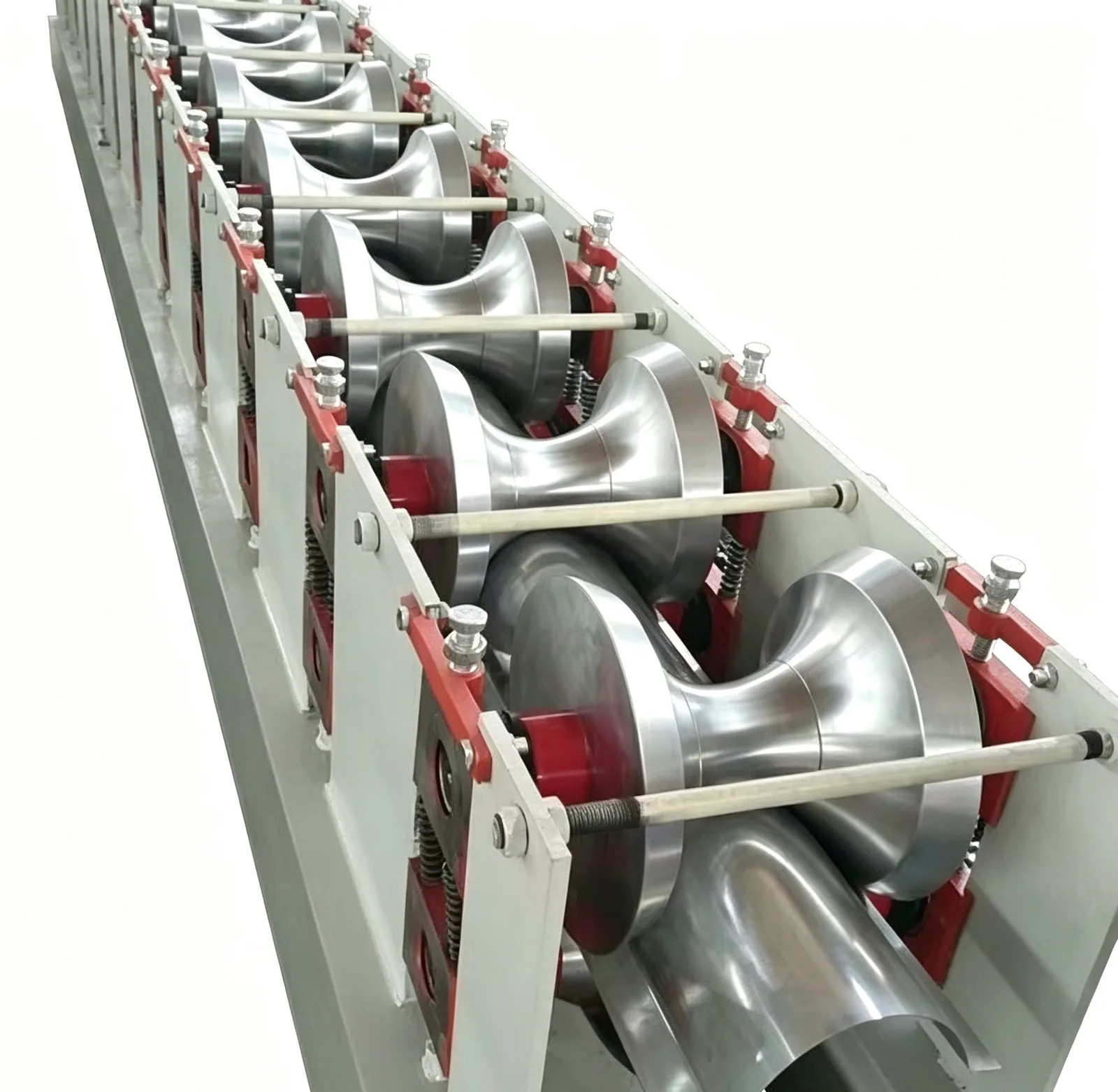 Ridge Cap & Flashing Roll Forming Machine — Forming rolls