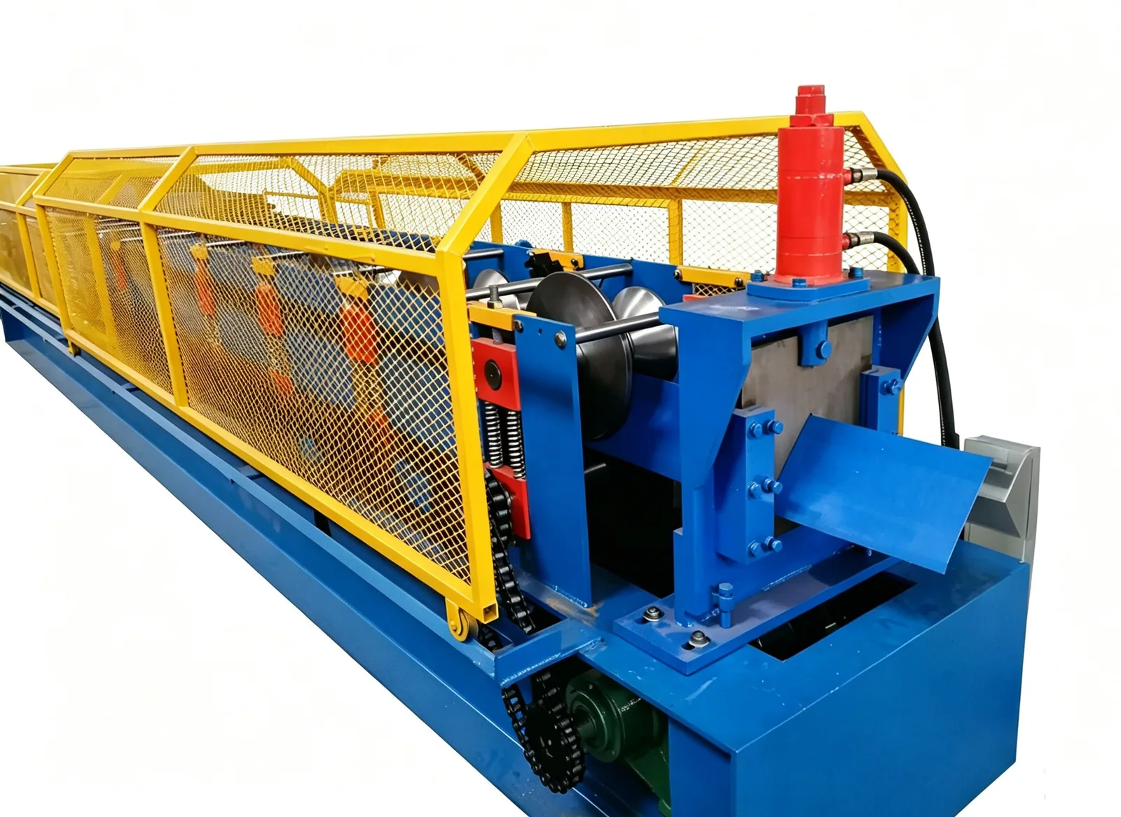 Ridge Cap & Flashing Roll Forming Machine — Line in production