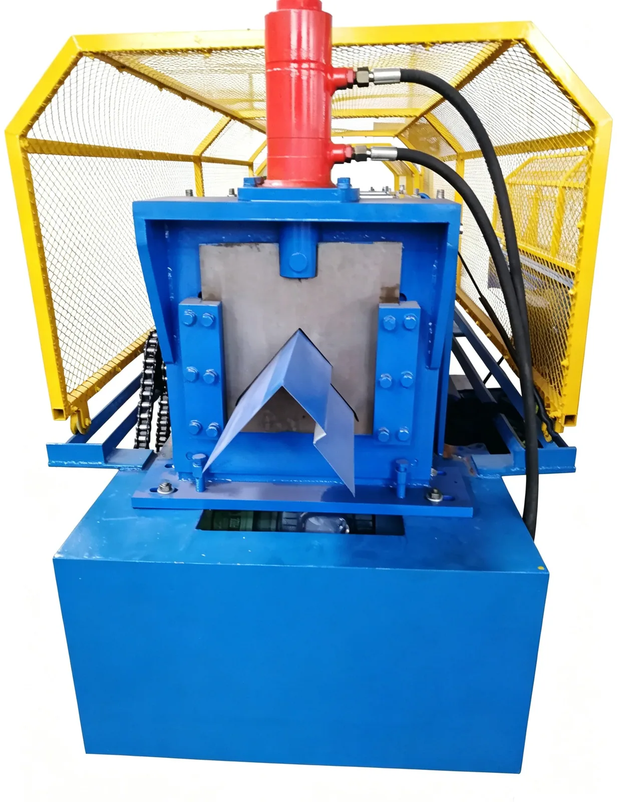 Ridge Cap & Flashing Roll Forming Machine — Line in production