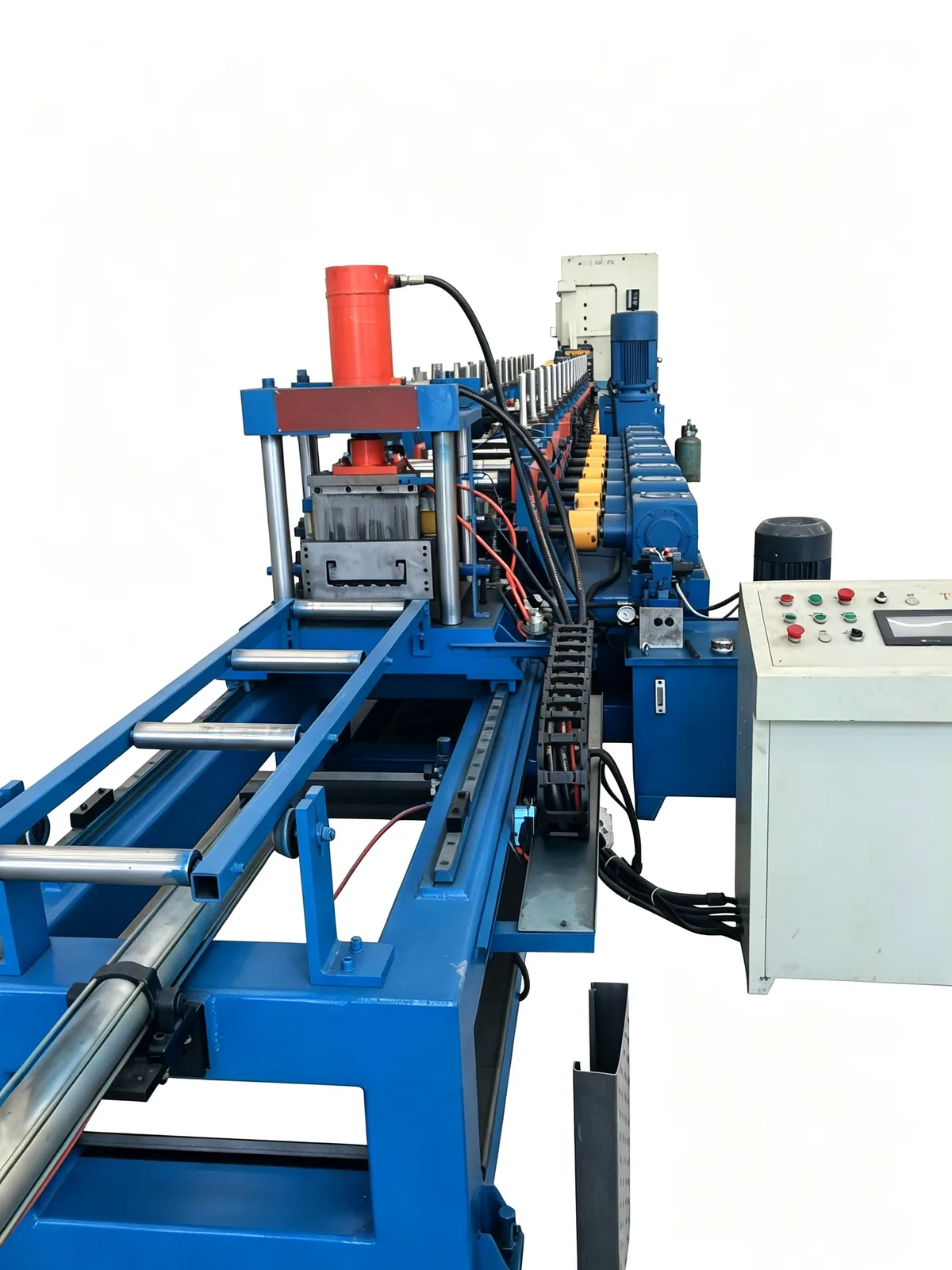 Scaffold Plank Roll Forming & Perforating Line — Machine overview