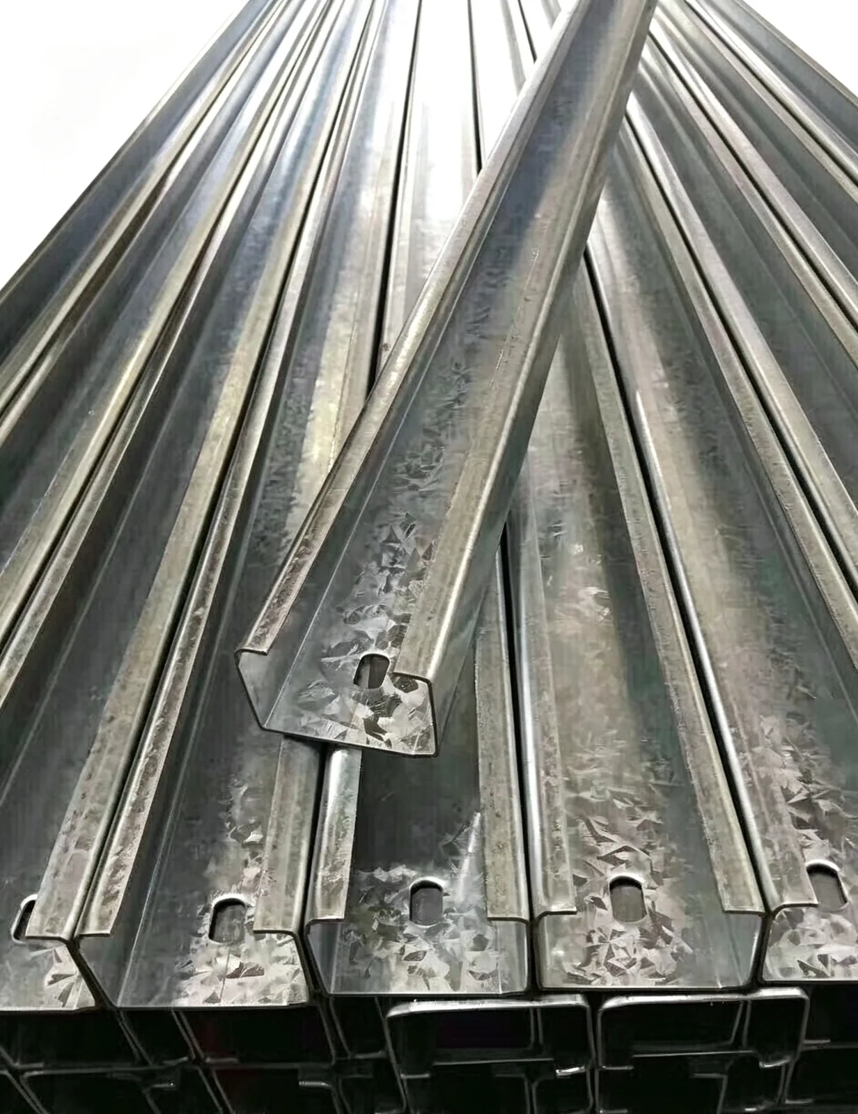 Solar Omega Rail Roll Forming Machine — Finished profile