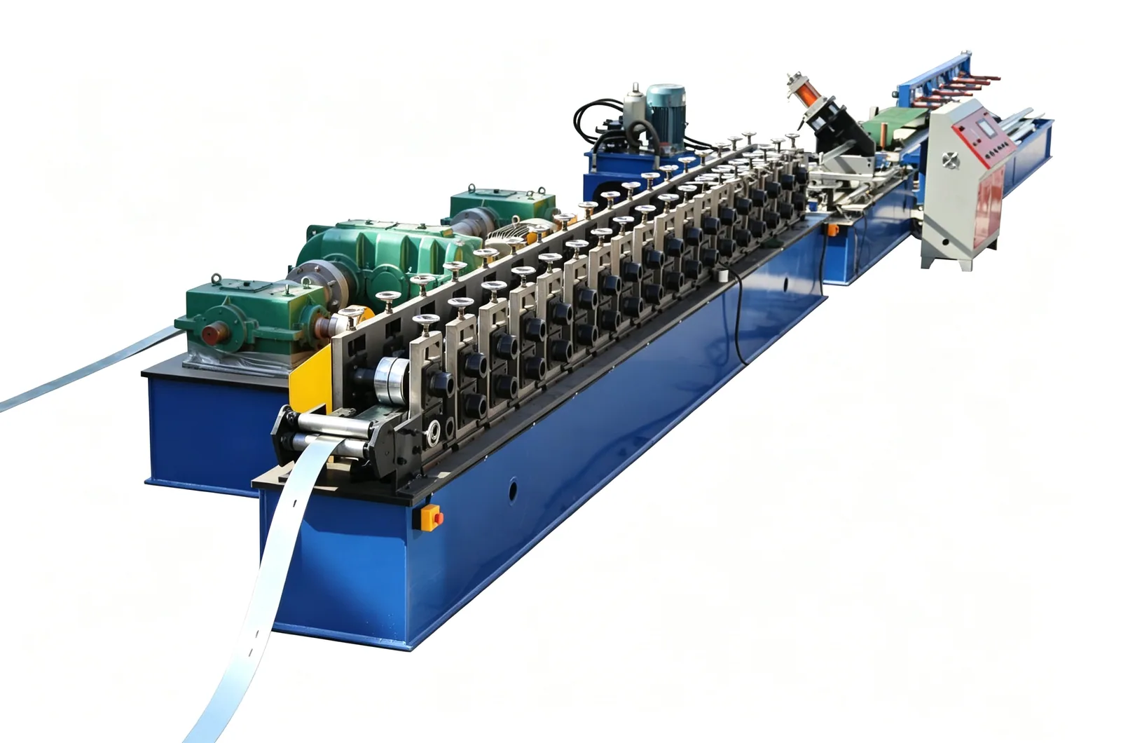 Solar Omega Rail Roll Forming Machine — Machine overview