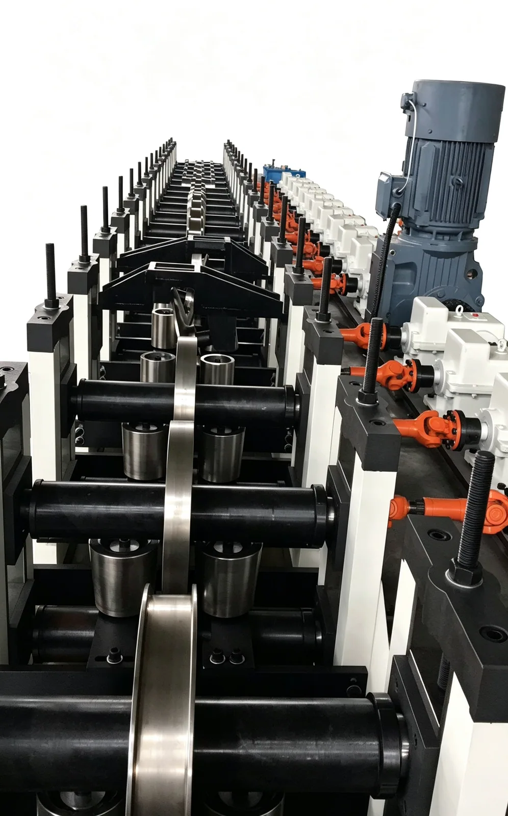 Solar Omega Rail Roll Forming Machine — Forming rolls