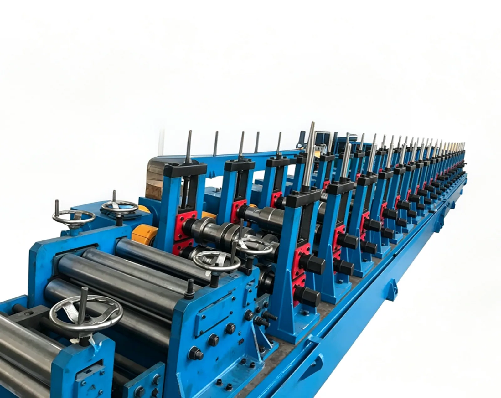 Solar Omega Rail Roll Forming Machine — Forming rolls
