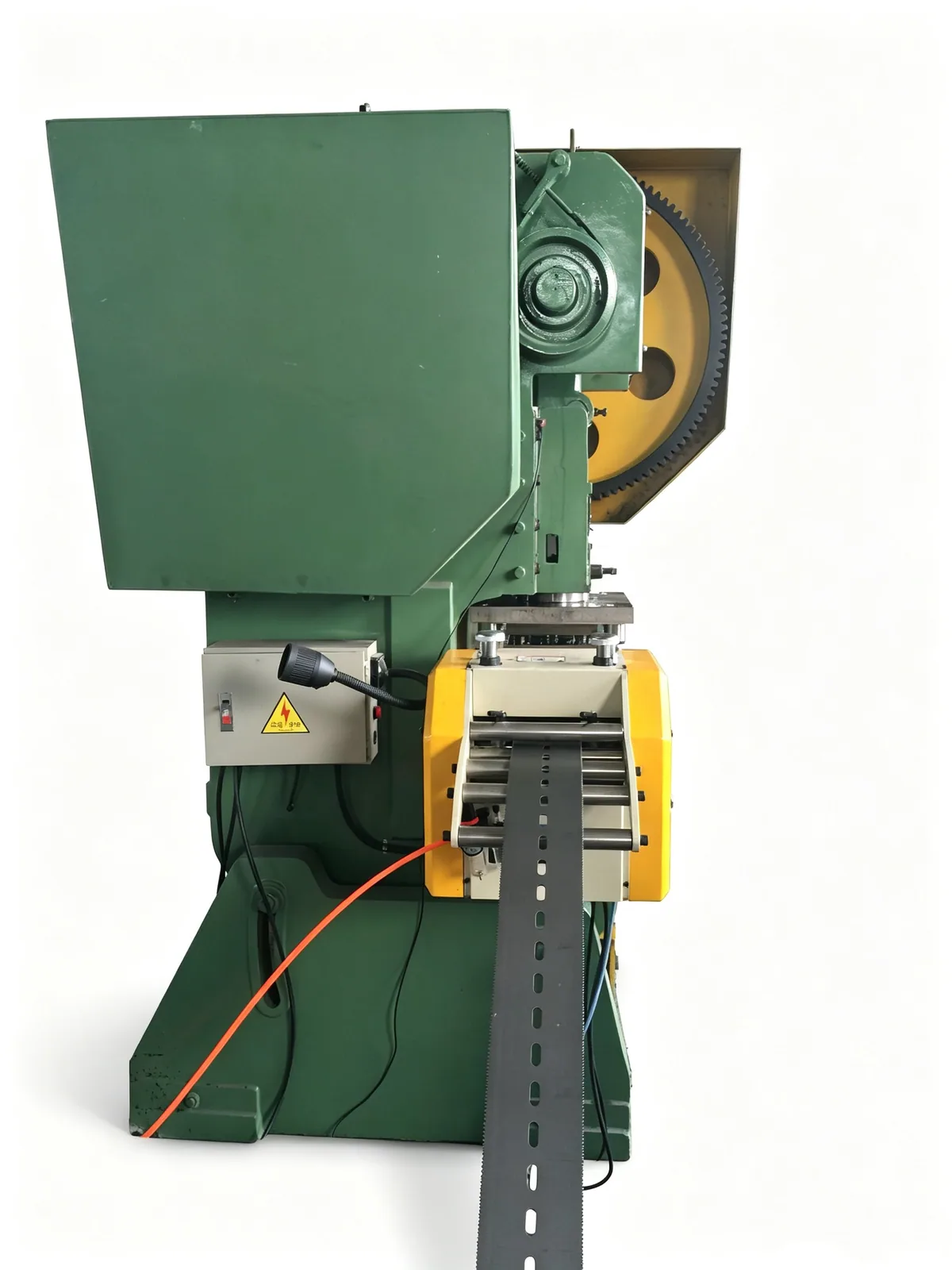Solar Omega Rail Roll Forming Machine — Line in production