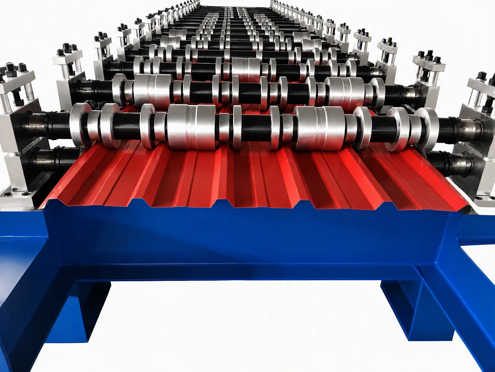 Metal Wall Cladding Roll Forming Machine — Forming rolls