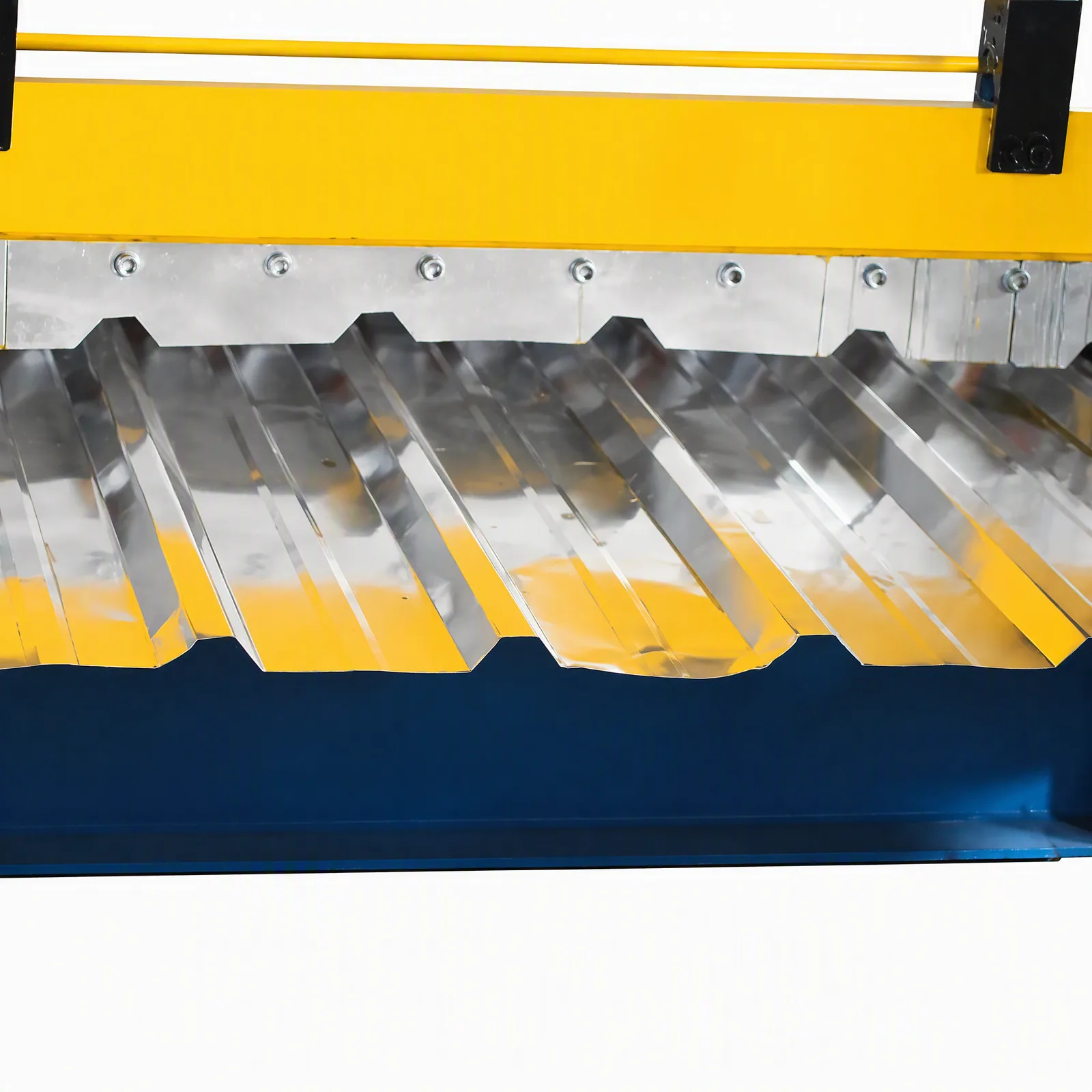Metal Wall Cladding Roll Forming Machine — Line in production