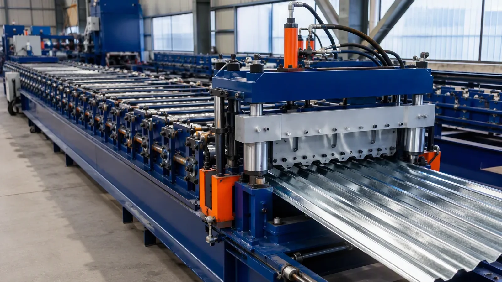 Corrugated Sheet Roll Forming Machine — cold roll forming machine