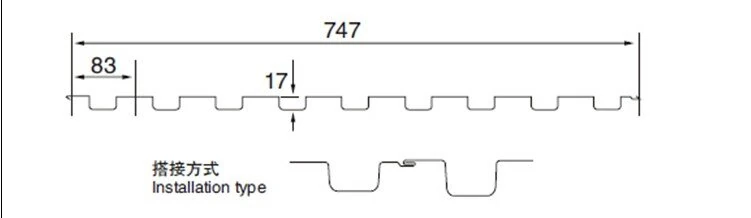 Roller shutter door panel roll forming machine profile drawing ROLLER-SHUTTER-03