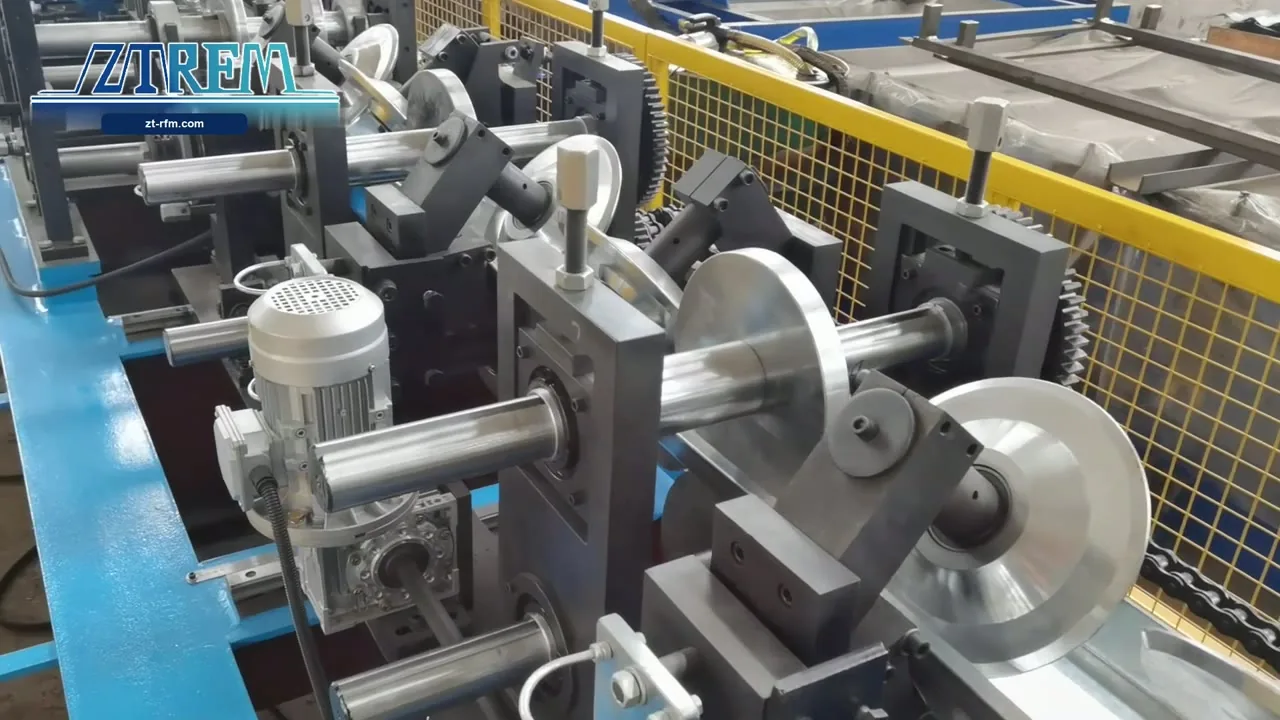 CZ Purlin Machine — Forming Rolls and Stations Up Close | ZTRFM