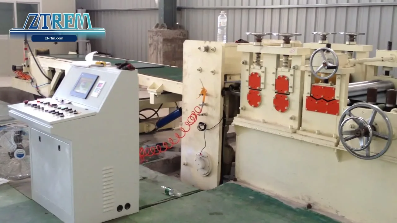 Decoiling & Leveling Machine — Control Panel and Hydraulics | ZTRFM