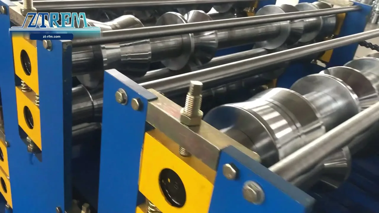 Double Layer Roll Forming Machine — Forming Rolls Close-Up | ZTRFM