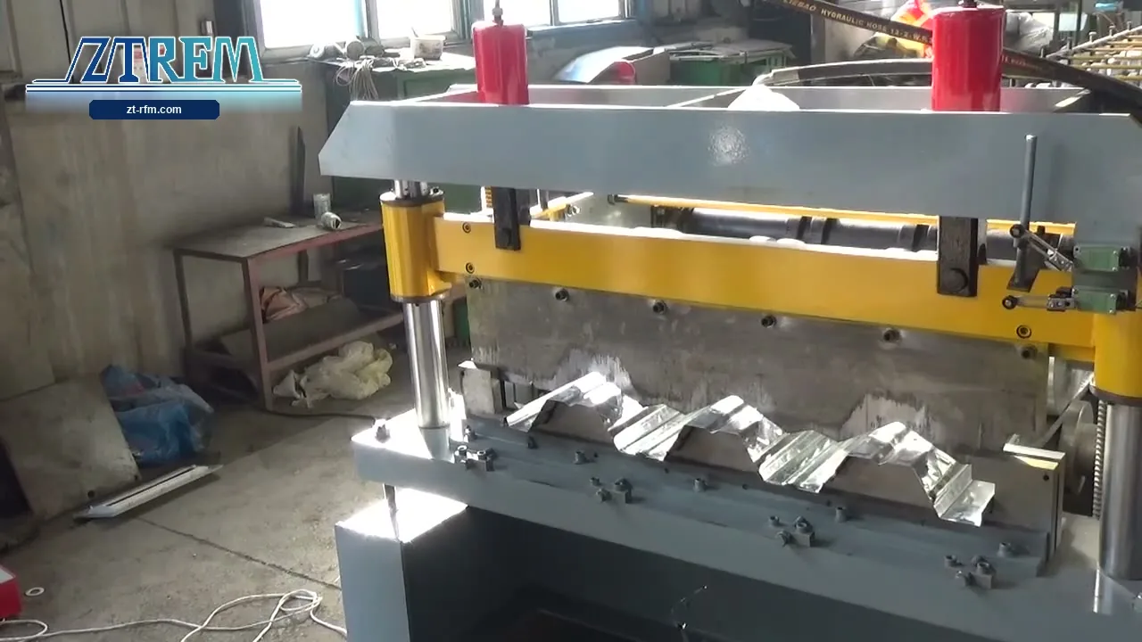 Floor Deck Roll Forming Machine — Roller Bank | ZTRFM