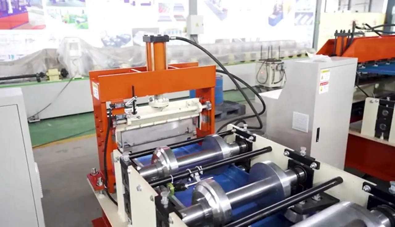 Standing Seam Roll Forming Machine — Line and Control Cabinet | ZTRFM